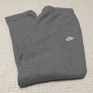 Nike men’s wide leg sweat pants.  Grey. XL.